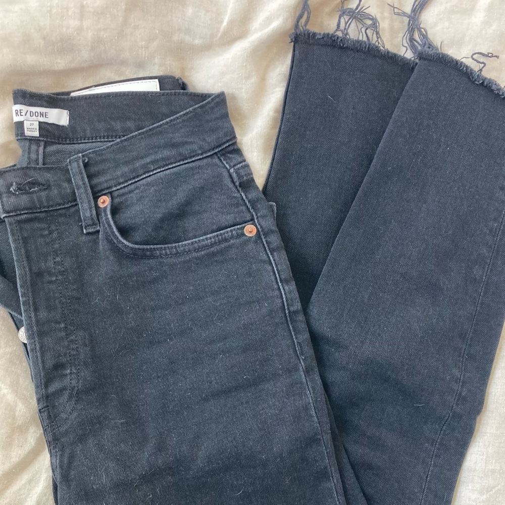 RE/DONE Black Skinny Jeans